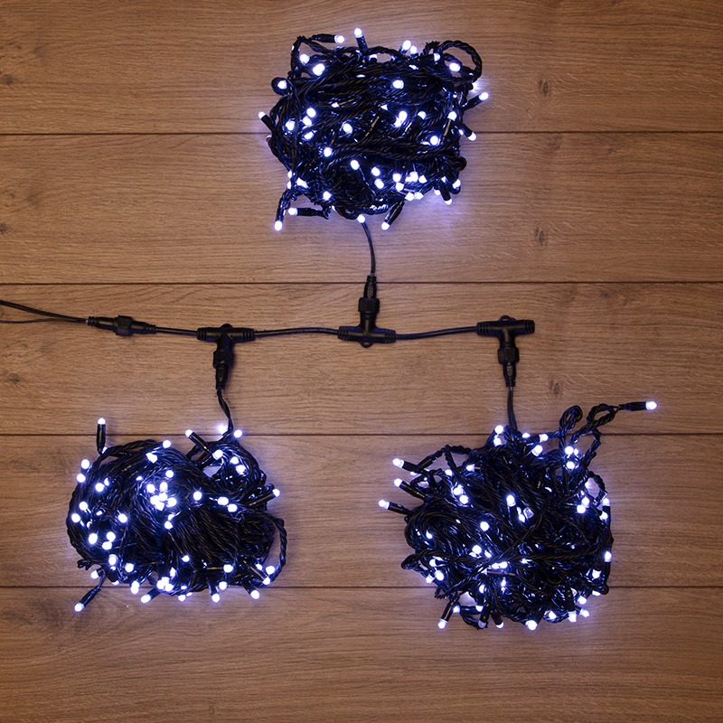a_323-305 Гирлянда LED ClipLight 24V, 3 нити по 20 м, свечение с динамикой, цвет диодов Белый